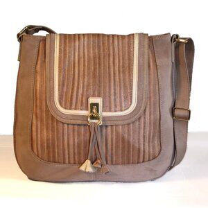 Italian Leather Messenger Bag/Cross Body Bag
